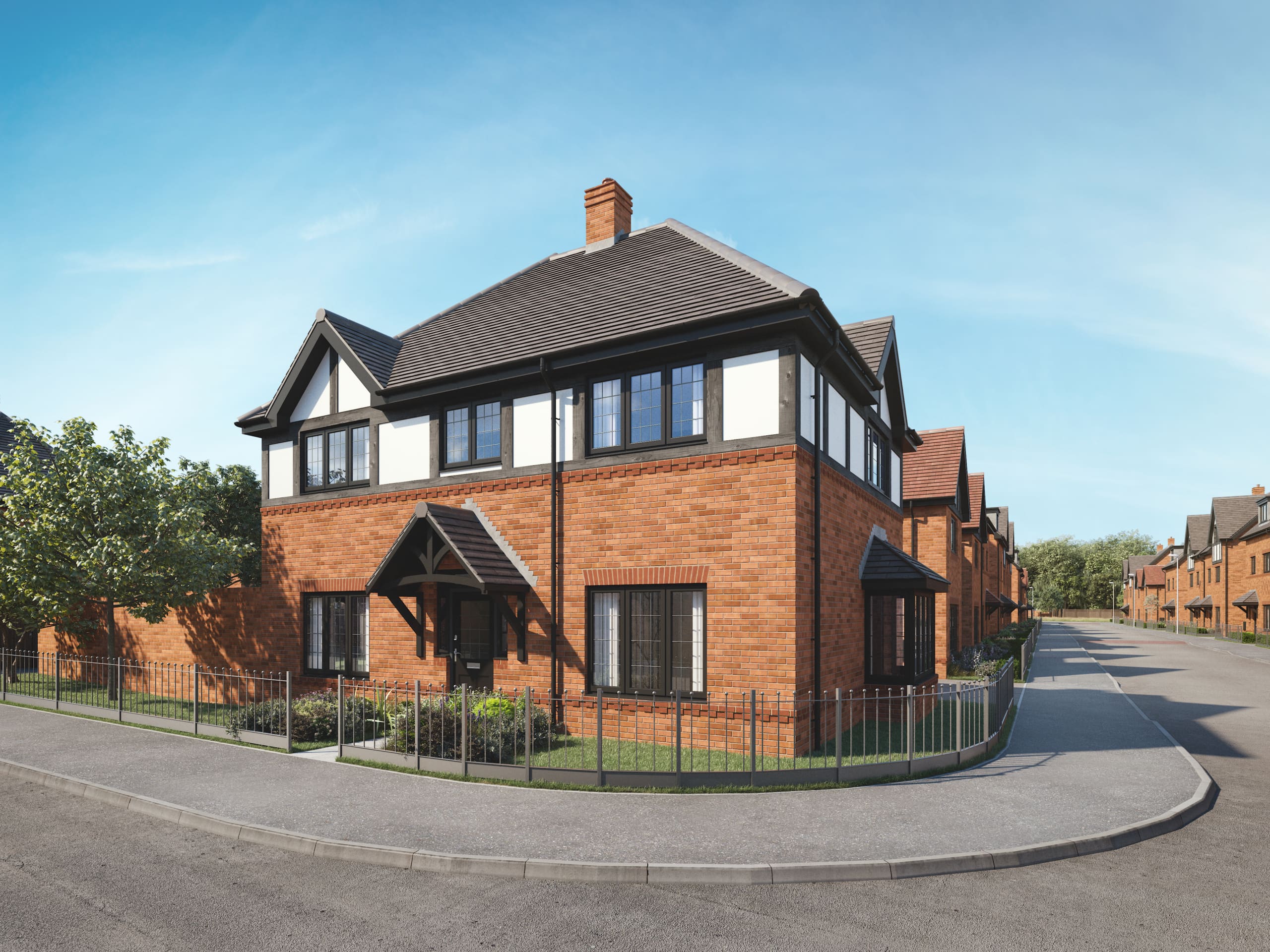 The Evesham exterior CGI